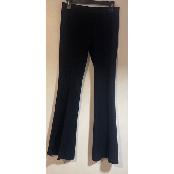 Theory Black Pant Flare Leg Day to Night Size 00 Business Casual Travel - Picture 1 of 11